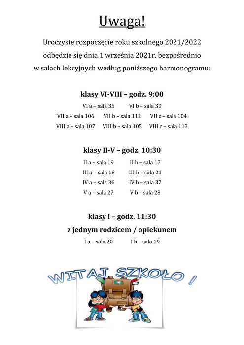 Rozpoczcie roku szkolnego 21 22 kopia