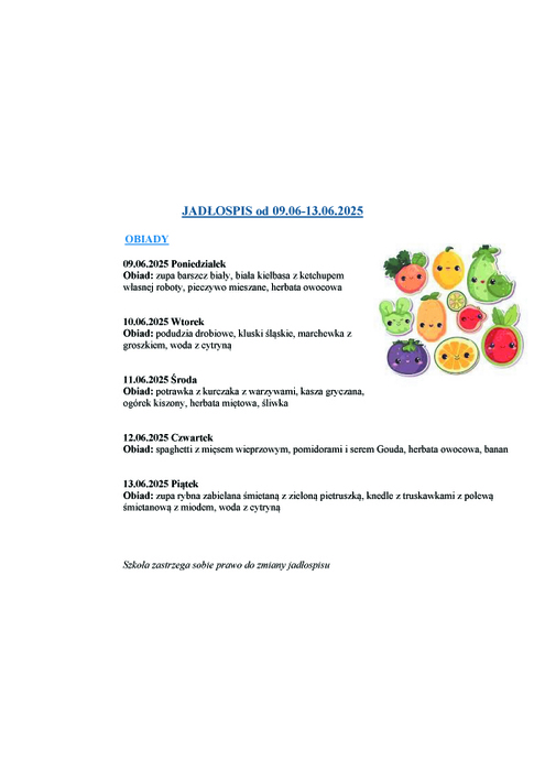 jadospis obiady 0906 13062025r