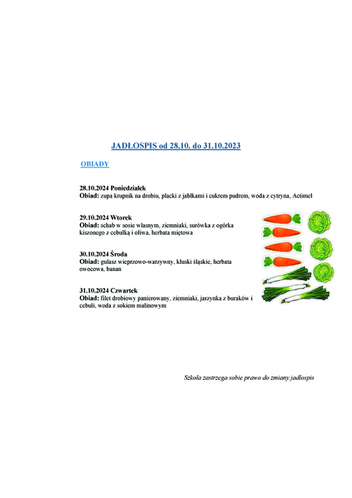 jadospis obiady 2810 3110