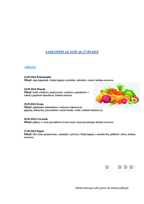 jadospis obiady 2309 2709