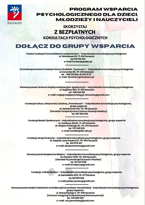Wsparcie plakat