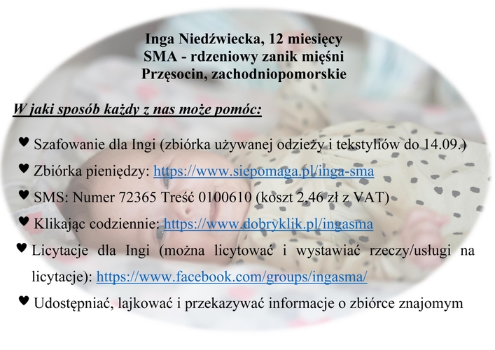 Inga pomoc plakat