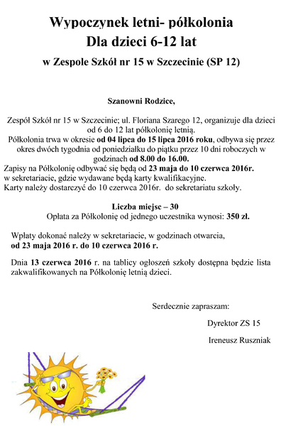 Wypoczynek letni 1